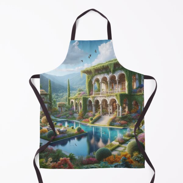 Item preview, Majestic Escape: Dream Villa and Enchanted Gardens designed and sold by UrbainEcho.