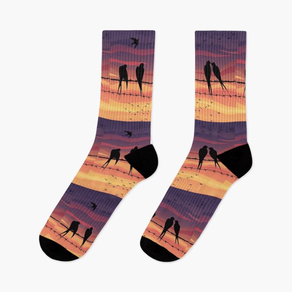 Artikelvorschau, Schwalben bei Sonnenuntergang entworfen und verkauft von Pixiejim.