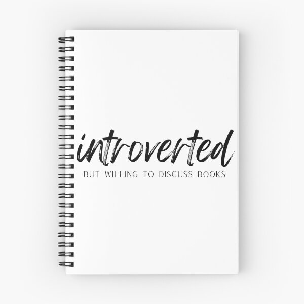 Item preview, Introvertido pero dispuesto a discutir libros. designed and sold by InkDrinker23.