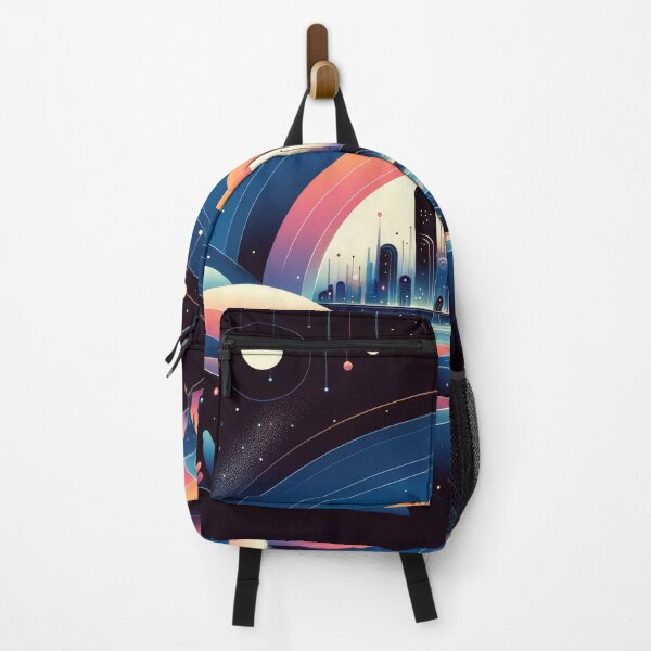 Item preview, Alien Cityscape Under Starry Sky designed and sold by SunkenCost.
