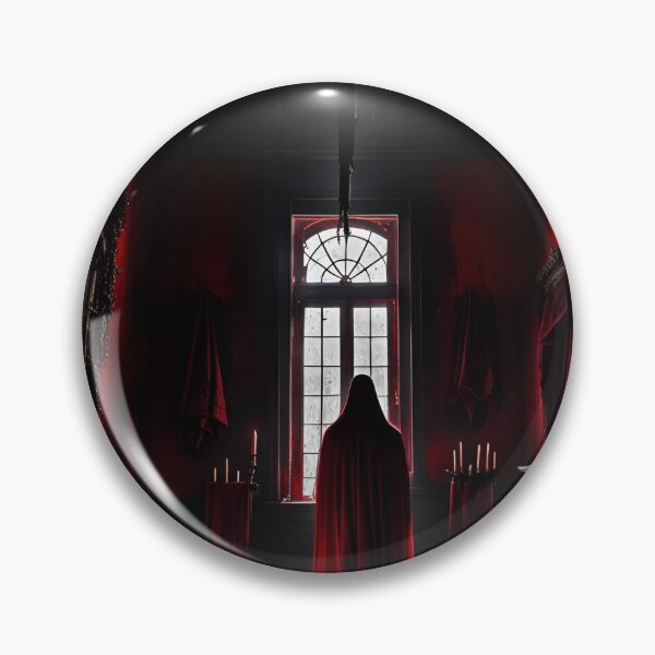 Item preview, The Scarlet Parlor - Eerie Sceenerie designed and sold by FunverAI.