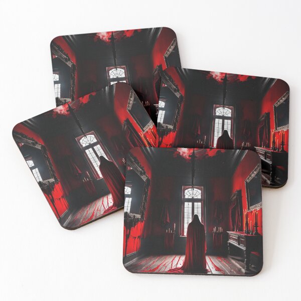 Item preview, The Scarlet Parlor - Eerie Sceenerie designed and sold by FunverAI.