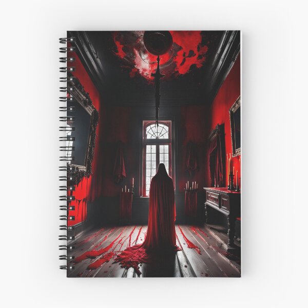 Item preview, The Scarlet Parlor - Eerie Sceenerie designed and sold by FunverAI.
