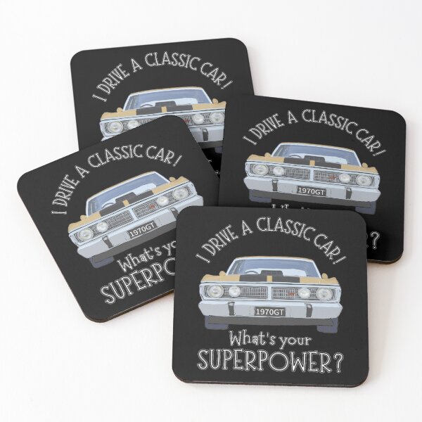 Item preview, GT Gold - I DRIVE A CLASSIC CAR, whats your SuperPower? designed and sold by Michael van der Hoorn.