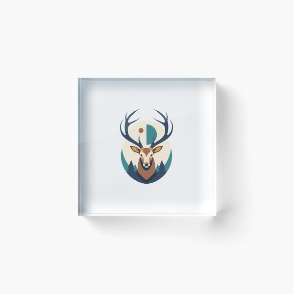 Item preview, Simple minimalistic deer designed and sold by TheRealmWithin.