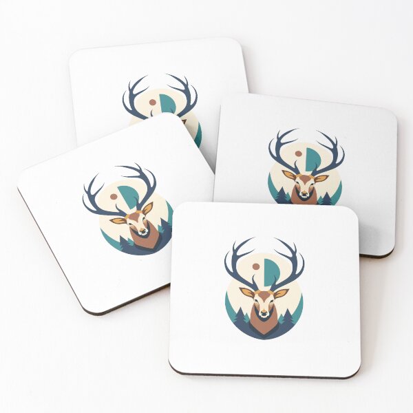Item preview, Simple minimalistic deer designed and sold by TheRealmWithin.