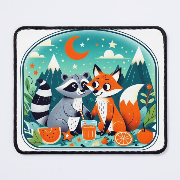 Item preview, Raccoon and Fox - Always Friends designed and sold by Ederson D'Mind.