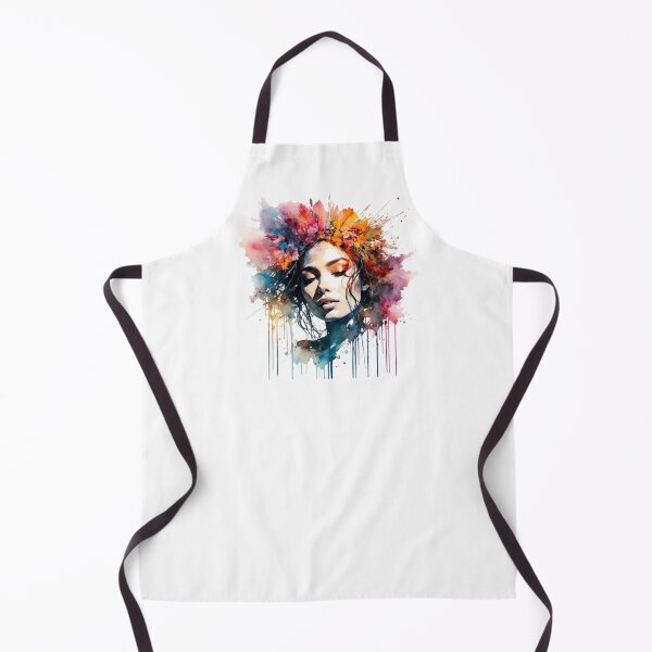 Item preview, Flower Head Women Watercolour #1 designed and sold by fluidwatercolor.