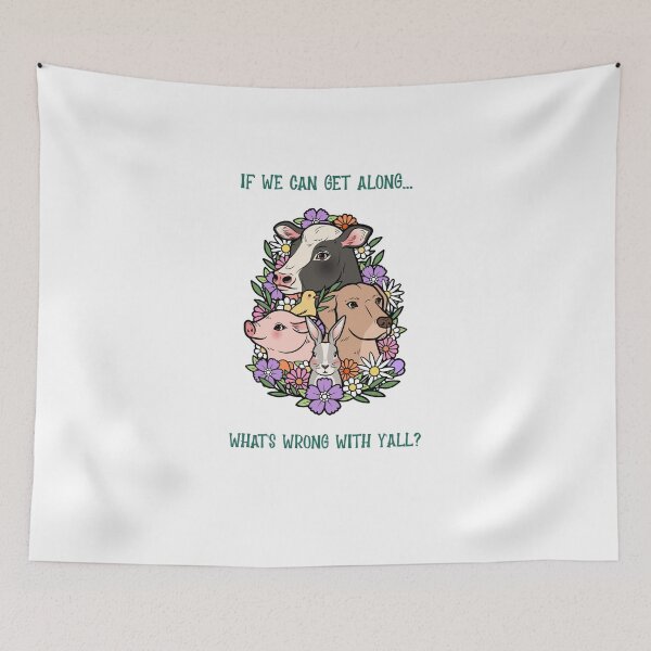 Item preview, Can we all get along? designed and sold by FarmChickChux.