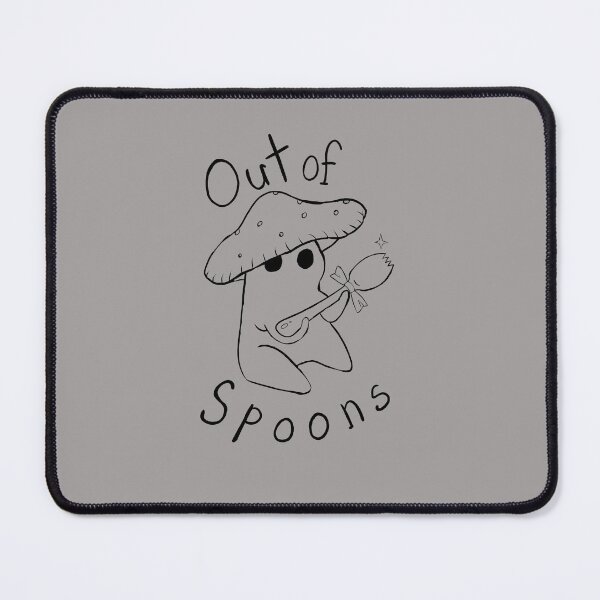 Item preview, Out of Spoons Mushroom designed and sold by CupOIsopod.