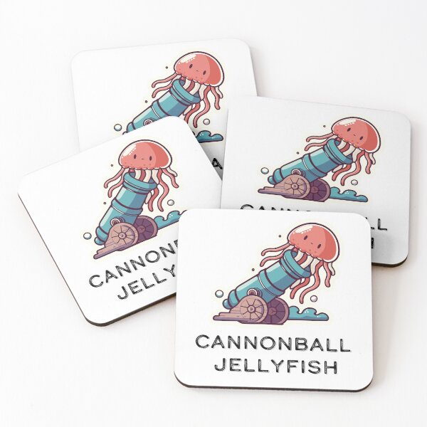 Item preview, Cannonball Jellyfish Pun designed and sold by DinoKate.