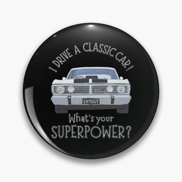 Item preview, Avis White - I DRIVE A CLASSIC CAR, whats your SuperPower? designed and sold by Michael van der Hoorn.