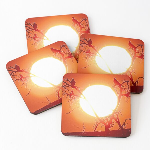 Item preview, Two Birds Enjoying Sunset In Brandberg, Namibia designed and sold by AussieAl.
