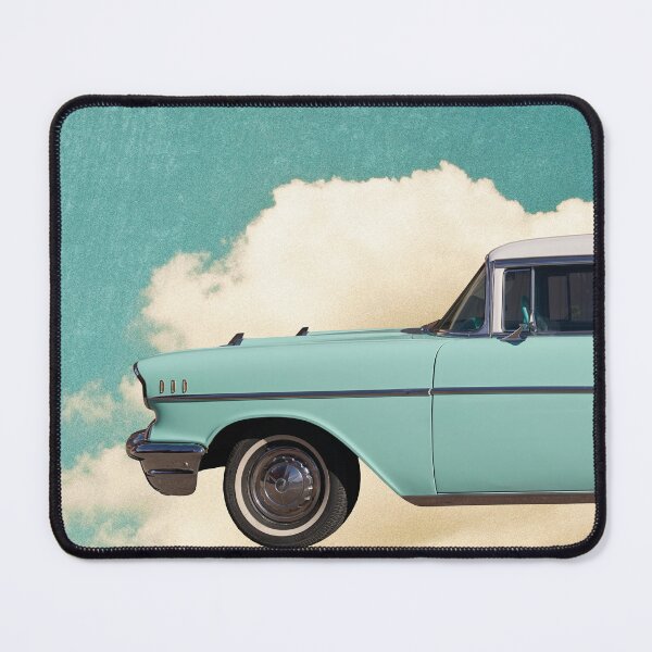 Artikelvorschau, Blaues Auto im Retro-Stil entworfen und verkauft von simplestic.
