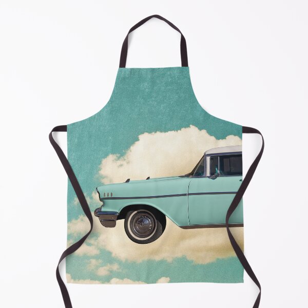 Artikelvorschau, Blaues Auto im Retro-Stil entworfen und verkauft von simplestic.
