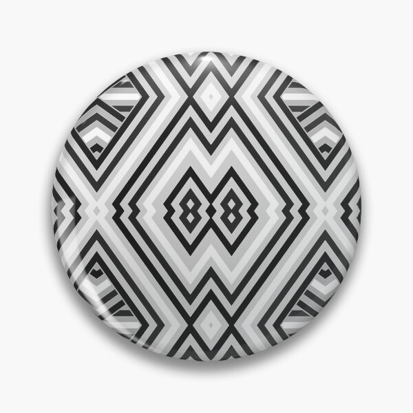 Item preview,  black and white geometric pattern designed and sold by fuzzyfox.