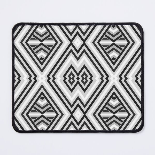 Item preview, black and white geometric pattern designed and sold by fuzzyfox.