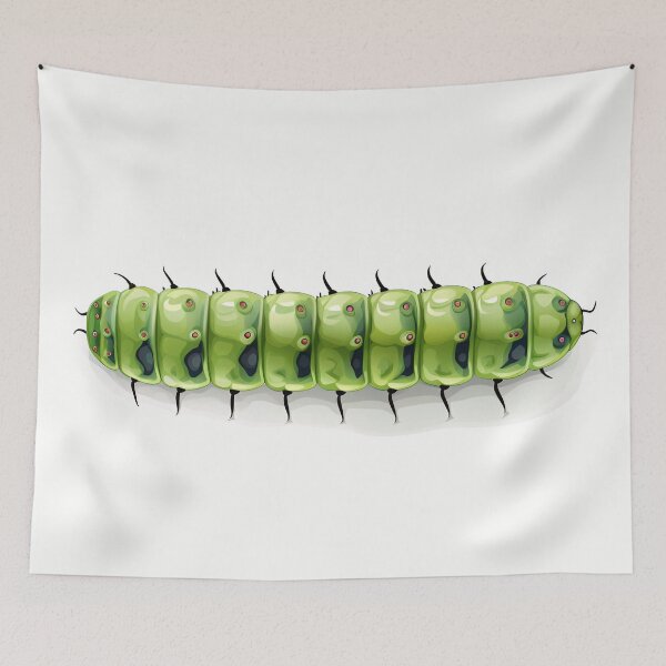 Item preview, Caterpillar on a White Background designed and sold by dcrc.