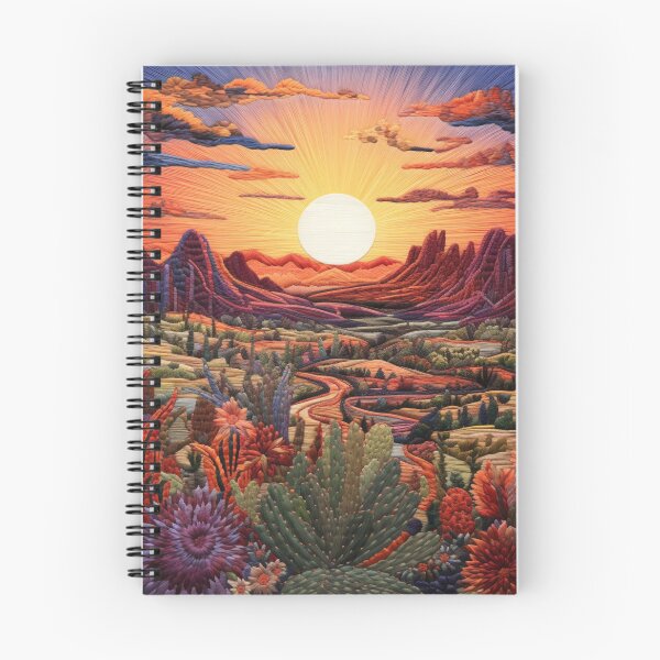 Item preview, 3D Embroidery Print of Desert Sunset designed and sold by NDMDesignStudio.