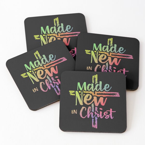 Item preview, Made New in Christ, Cross art designed and sold by Faithloveshop.