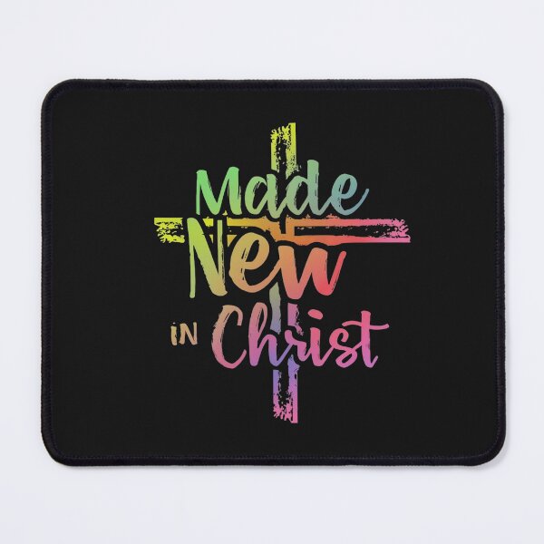Item preview, Made New in Christ, Cross art designed and sold by Faithloveshop.
