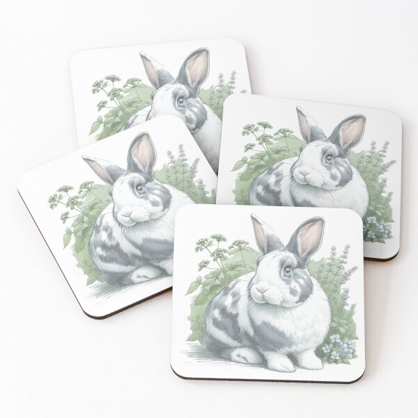 Item preview, Dutch Bunny  (grey and white) designed and sold by Atelier-Selene.