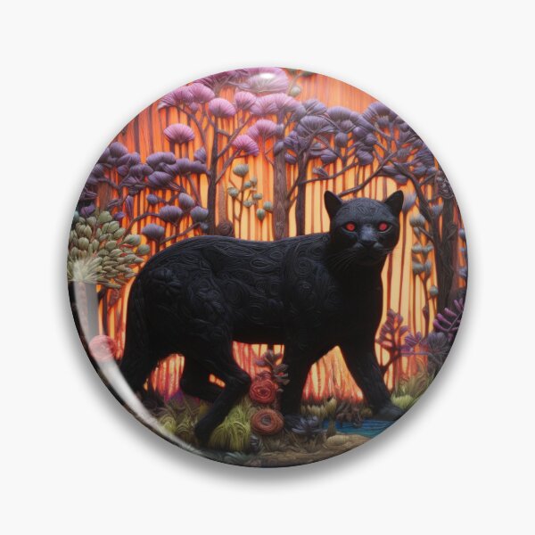 Item preview, Panther In Psychedelic Forest  designed and sold by NDMDesignStudio.