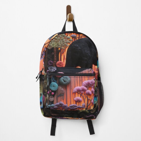 Item preview, Panther In Psychedelic Forest designed and sold by NDMDesignStudio.