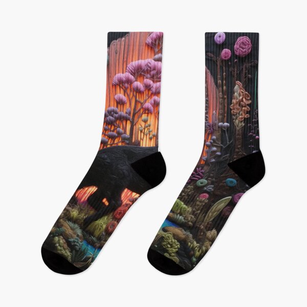 Item preview, Panther In Psychedelic Forest  designed and sold by NDMDesignStudio.