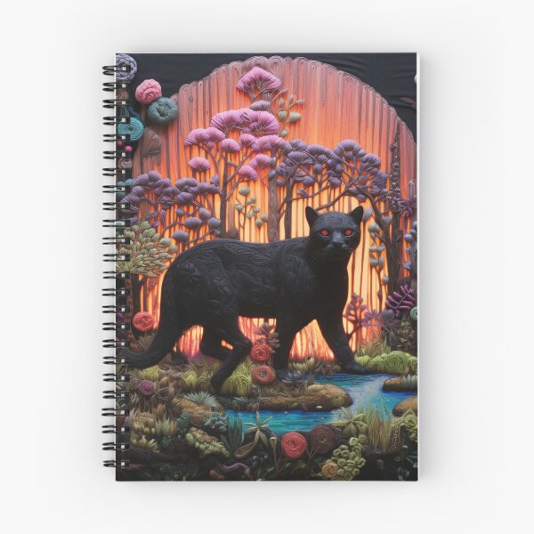 Item preview, Panther In Psychedelic Forest  designed and sold by NDMDesignStudio.