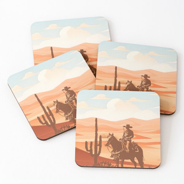 Item preview, Cowboy in Desert With Horse Beautiful Western Journal designed and sold by julyperson.
