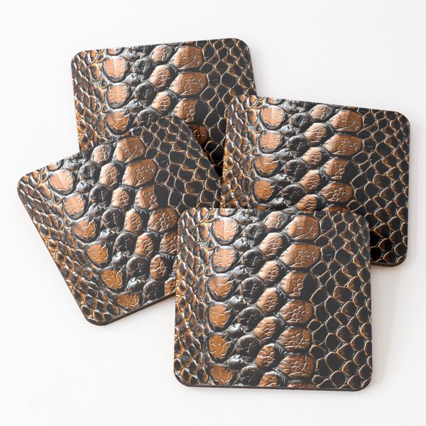 Item preview, Snakeskin Copper Snake Serpent Animal Print Viper Fashion designed and sold by couture-rapture.