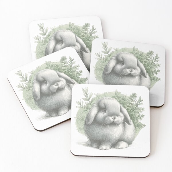 Item preview, Holland Lop Bunny (grey) designed and sold by Atelier-Selene.