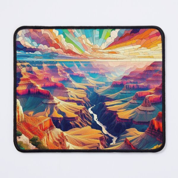 Item preview, Grand Canyon National Park - Colorful Mosaic designed and sold by HausKatz.