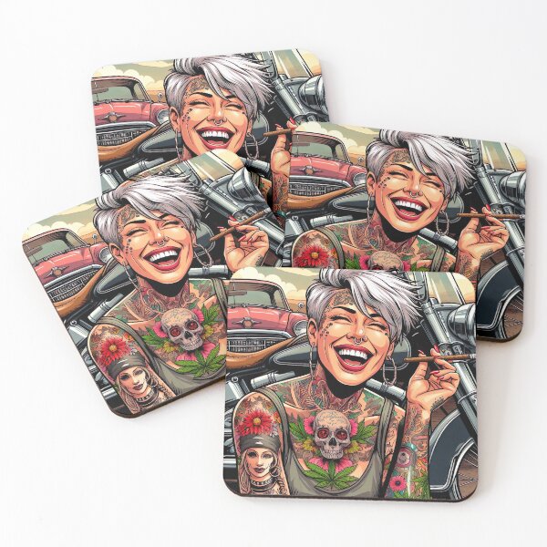 Item preview, CHICA FUMADORA designed and sold by LIFEROW1.