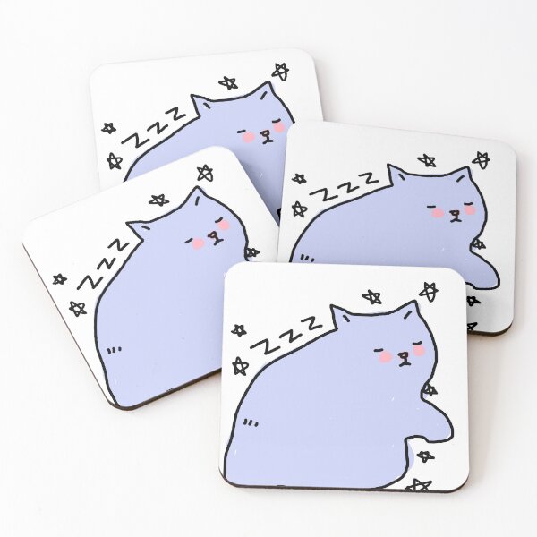 Item preview, sleepy  cat designed and sold by ssimk.
