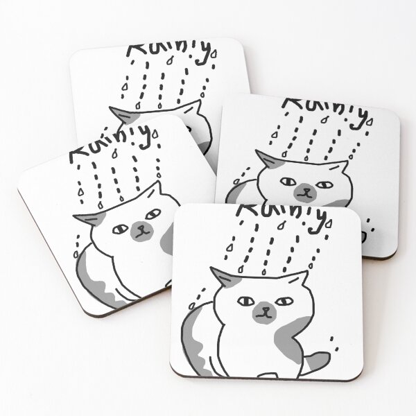 Item preview, rainy cat designed and sold by ssimk.