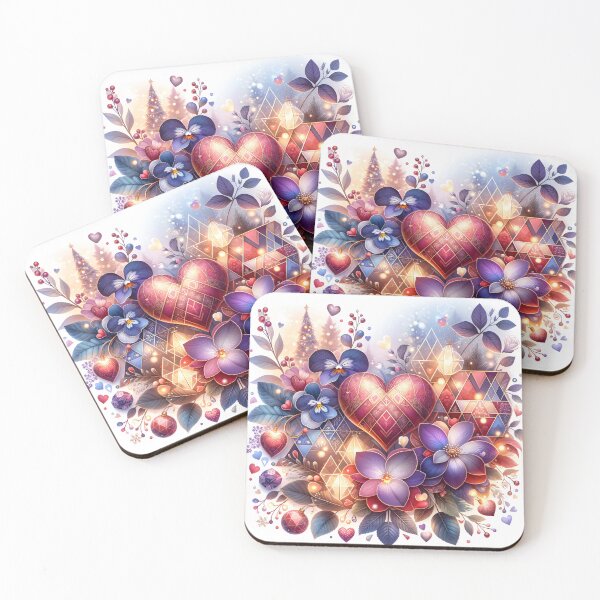 Item preview, Valentines Geometric Hearts designed and sold by Zenalia.