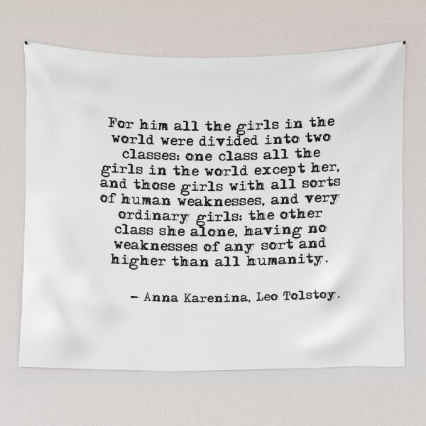 Item preview, She alone - Anna Karenina, Leo Tolstoy designed and sold by peggieprints.
