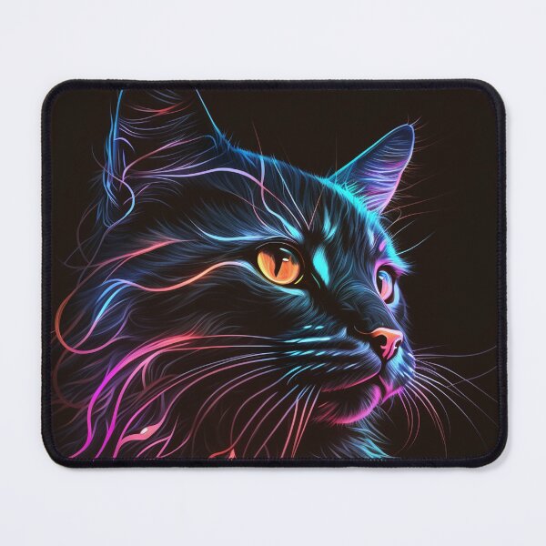 Item preview, Cat Neon Art 4 designed and sold by AstroRisq.