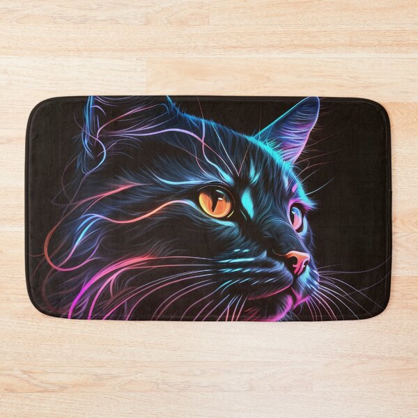 Artikelvorschau, Katze Neon Art 4 entworfen und verkauft von AstroRisq.