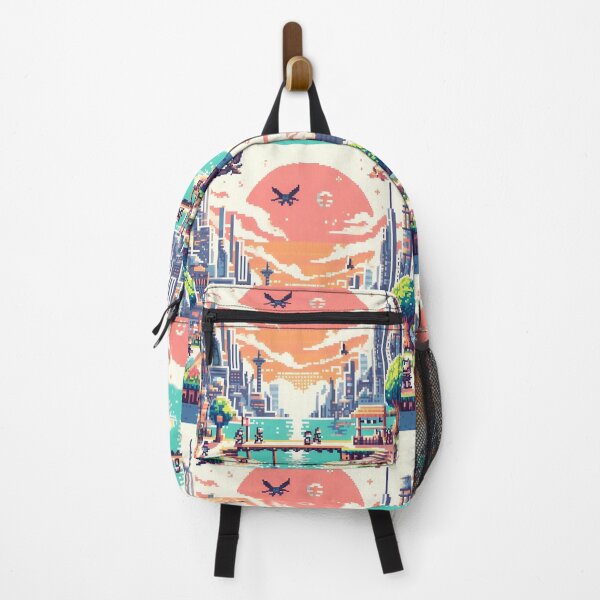 Item preview, City in pixel art designed and sold by Mich Designs.