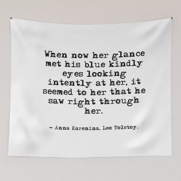 Item preview, He saw right through her - Anna Karenina, Leo Tolstoy designed and sold by peggieprints.