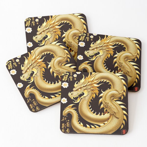 Item preview, Cool gold dragon  designed and sold by Roxburylane.