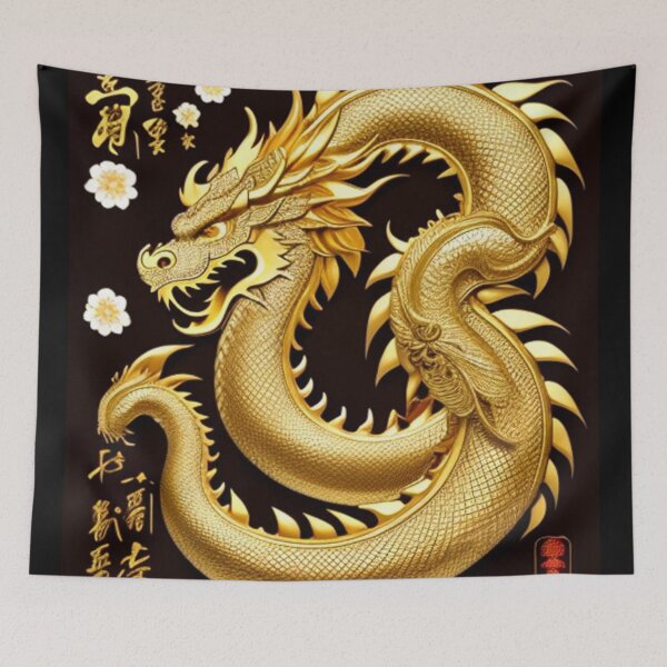 Item preview, Cool gold dragon  designed and sold by Roxburylane.