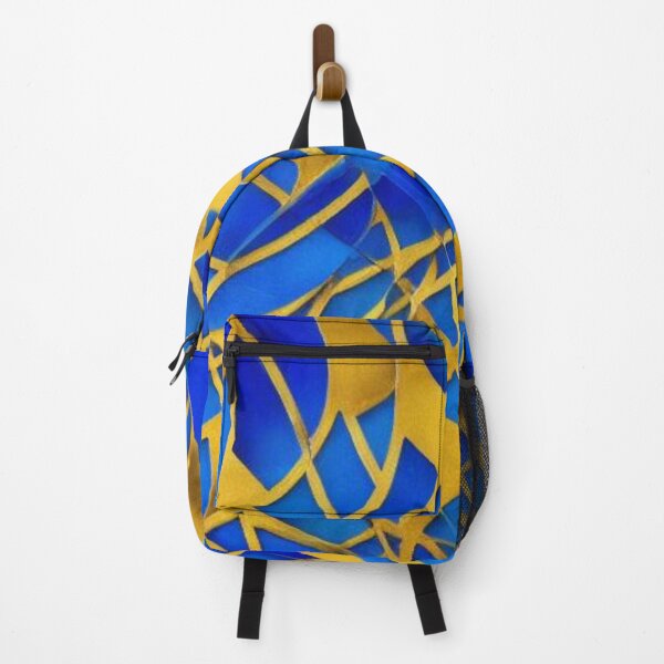 Item preview, Abstract Blue and Gold Inlay Pattern designed and sold by calibrit.