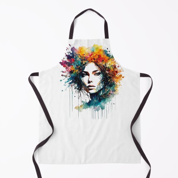Item preview, Flower Head Women Watercolour #5 designed and sold by fluidwatercolor.