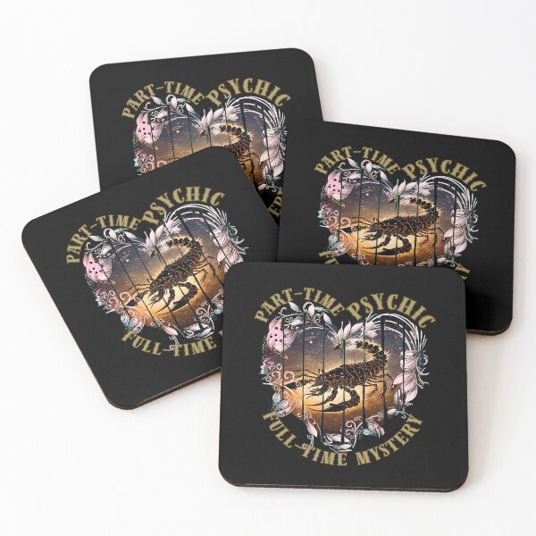 Item preview, Part-Time Psychic, Full-Time Mystery. scorpio horoscope designed and sold by ZodiacWonders.