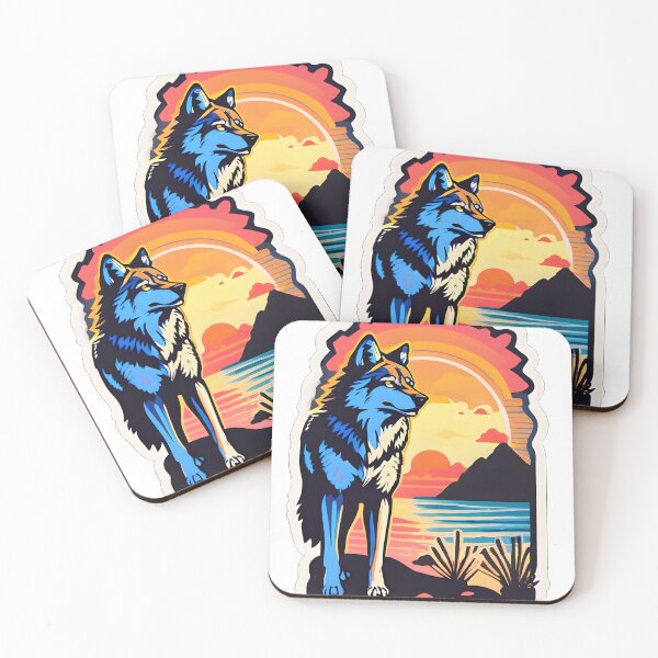 Item preview, Retro Wolf designed and sold by Nightdrive88.