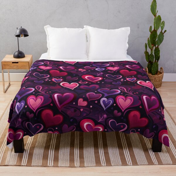 Item preview, Valentine's Day Berry Hearts Fluid Pattern designed and sold by AgathaZolastore.